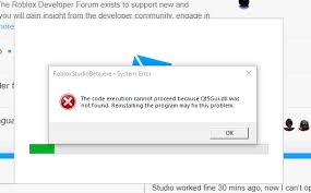 Studio Won T Open At All With Fix Studio Bugs Roblox Developer Forum