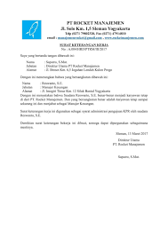 Contoh Surat Keterangan Karyawan Contoh Surat