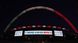 The tracks may reverberate with the boominess of the punter's paradise they were. England Light Up Wembley Stadium As Show Of Support For Italy Forza Italian Football