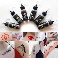 By dubuddha april 7, 2016. 10ml 6 Colors Temporary Tattoo Ink Lasting Organic Fruit Gel Tattoo Cream Safe Waterproof Tattoo Gel Tool Body Art Paint Pigment Tattoo Inks Aliexpress