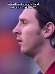 Messi Scores with Hand