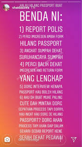 Kami memastikan keselamatan anda dengan mematuhi standard of procedure pencegahan covid19. Passport Hilang Gadis Ini Kongsi Pengalaman Ganti Passport Baru Mawardi Yunus