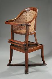 Regency Mahogany Convertible Child S High Chair England C1815 The Caned Bergere Chair With Removable Tray And Two R Chair English Furniture Style High Chair