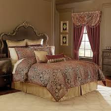 This stripe comforter set will help you create an incredible room for your child. Croscill Roena Burgundy Gold Microfiber Traditional Comforter Set Reviews Wayfair