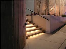 Outdoor Stair Lighting Strangetowne Design For Outdoor Stair Lighting