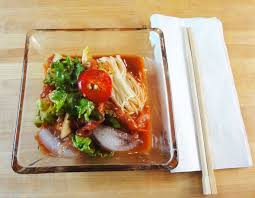 Resep sambel trasi mentah / resep sambal tomat men. Mulhoe Spicy Raw Fish Soup Recipe Maangchi Com