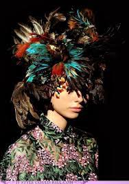 If Style Could Kill Crazy Hats Junya Watanabe Feather
