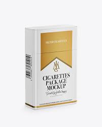Download Paper Cigarette Pack Mockup In Box Mockups On Yellow Images Object Mockups