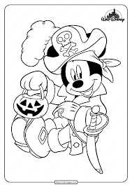 Mickey and friends coloring pages. Pirate Mickey Mouse Coloring Pages