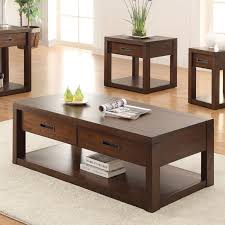 Riverside Riata Rectangular Cocktail Table Warm Walnut In 2020 Coffee Table Center Table Living Room Wood Cocktail Table