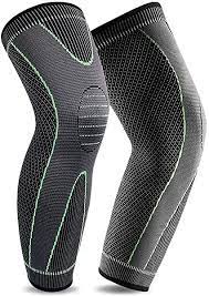 Beister 1 Pair Full Leg Compression Sleeves For Women Amp Men Extra Long Leg Amp Calf Braces Knee Sleeve In 2021 Leg Compression Knee Sleeves Compression Sleeves