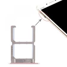 2 x SIM Card Tray for Vivo X6S(Rose Gold)
