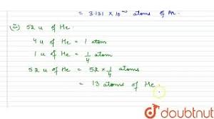 The same as the number of sheep in a mole of sheep, and likewise the number of moles in a mole of moles. Calculate The Number Of Atoms In Each Of The Following I 52 Moles Of Ar Ii 52 U Of He Iii Youtube