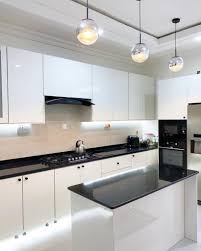 Interior design kitchen kitchen decor kitchen ideas kitchen rules kitchen furniture fireclay farmhouse sink new york homes white kitchen cabinets kitchen white. A Modern White Kitchen Design And Build By Lagos Based Muji Muse Design Livin Spaces