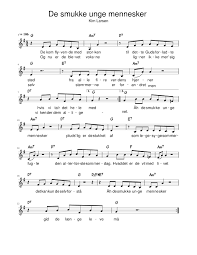 De Smukke Unge Mennesker Sheet Music For Piano Solo Musescore Com