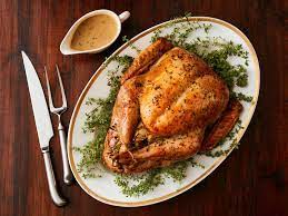 Prosecco Roasted Turkey With Lemon And Thyme Recipe Food Network Recipes Best Thanksgiving Turkey Recipe Roasted Turkey