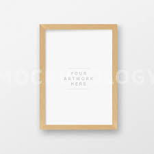 Download Free A4 Vertical Digital Natural Wood Frame Mockup Light Oak Psd Amazing Paper Logo Mockup Template Free Download PSD Mockup Templates