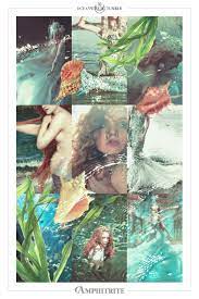 Amphritrite Was The Goddess Queen Of The Sea Wife Of Poseidon And Eldest Of The Fifty Nereides She Greek Mythology Goddesses Goddess Of The Sea Greek Myths