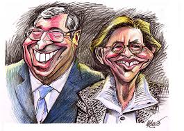 La caricature du jour : Bonnie And Clyde Proces Balkany Caricaturiste Et Caricature