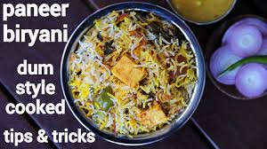 paneer biryani recipe paneer biriyani