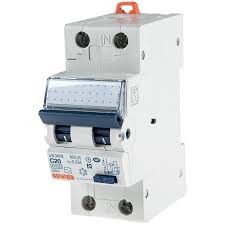 Cabinete independente pentru cu montaj pe perete. Intrerupator Automat Diferential Gw94008 1p N 20a 30ma Gewiss Mathaus By Arabesque