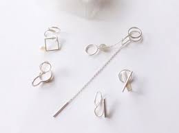 Little Riddle Earrings Earring Parts Are Original Made By Trial And Error In Design And Comfort The Ring That Hits The Earlobe Fi Rings Accessories Earrings