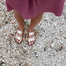 Birkenstock Arizona Rose Gold Sandals Rose Gold Birkenstocks