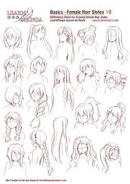 Anime hairstyles are getting insanely popular among youngsters all over the globe. Drawing Anime Hairstyles Girls 37 Ideas Drawing Hair Tutorial Girl Hair Drawing Manga Hair