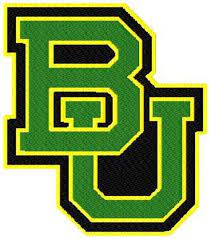 Photo Of 12 Baylor University Applique And Filled Logo Machine Embroidery Design In Tons Of Sizes Baylor Bear Baylor University Baylor