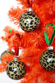Shop from thousands of festive designs or create your own from scratch! Diy Leopard Print Ornaments Quick And Easy Christmas Tree Decor