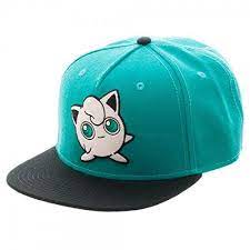 Bioworld Pokemon Jigglypuff Embroidered Snapback Cap Hat Turquoise Click Image To Review More Details This Is An Pokemon Jigglypuff Jigglypuff Snapback