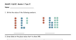 Eureka Math Quiz Grade 2 Module 3 Topic E Eureka Math