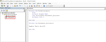 vba excel break points and stop do not