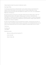 Wow your future employer with this simple cover letter example format. Gratis Primary School Teaching Job Application