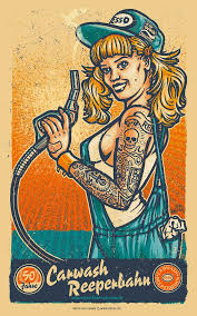 Esso Reeperbahn 50th Aniversary Poster Handprinted Silkscreen With 5 Screens Signed And Numbered Www Douze De Illustration Design Reeperbahn Bilder