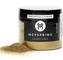 MEYSPRING Ouro dourado - Pigmento metálico em pó para arte em resina -  Pigmento de resina dourada fina - Pigmento de cor de resina epóxi -  Pigmento ...