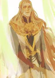 Original size:31,2 x 22,5 cm, materials: 240 Gold Elves Ideas Fantasy Art Elves Fantasy Characters