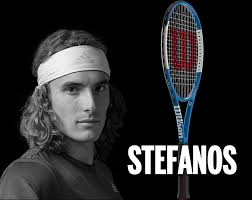 Stefanos tsitsipas playing recently in dubai. Wilson Custom Tennis Rackets Official Shop
