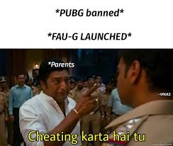 Submit your funny nicknames and cool gamertags and. Fau G Vs Pubg And Free Fire Meme Indiamemes Com