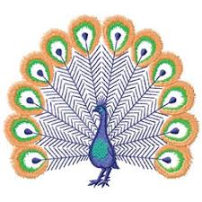 Peacock embroidery pattern custom size with the following size, colors, stitches, trims, stop. Free Peacock Embroidery Design Annthegran Com