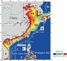 Bathymetric Chart Of The Study Area With Three Sub Region