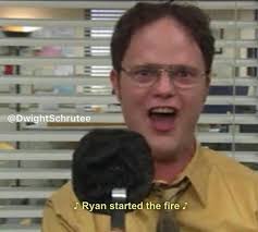 Ryan The Fire Guy Office Jokes The Office Show Office Humor