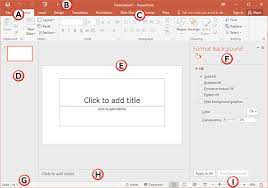 Interface In Powerpoint 2016 For Windows Powerpoint Tutorial Powerpoint Interface