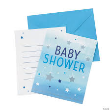Compare prices & save money on party supplies. One Little Star Boy Baby Shower Invitations Oriental Trading
