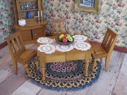 Antique Schneegas Dollhouse Furniture Golden Oak Dining Etsy Dollhouse Furniture Oak Dining Table Doll House