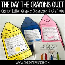 Originally established to honor st. Opinion Writing With The Day The Crayons Quit One Sharp Bunch