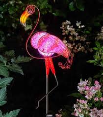 Flamingo Solar Garden Stake Light Solar Garden Stakes Solar Garden Solar Lights Garden