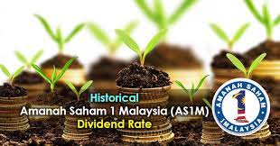 As1m although may have high dividend, they charge 1% of selling fee perhaps according to skin color of the investor. Amanah Saham 1malaysia As1m Dividend History