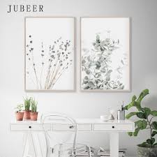 Lavender Eucalyptus Posters Botanical Canvas Painting Farmhouse Wall Decor Art Pictures Bedroom Decoration Scandinavian Decor Farmhouse Wall Decor Wall Decor Bedroom Scandinavian Decor