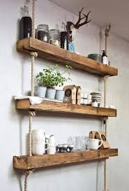 Rustic wood shelves can look very beautiful, bohemian even, especially when attached to crisp white walls which are very common in modern and this rustic floating shelf also comes from etsy. Cozy Modern Rustic Living Room Decor Ideas You Must Try 35 Living Room Decor Rustic Modern Rustic Decor Living Room Diy Wooden Wall